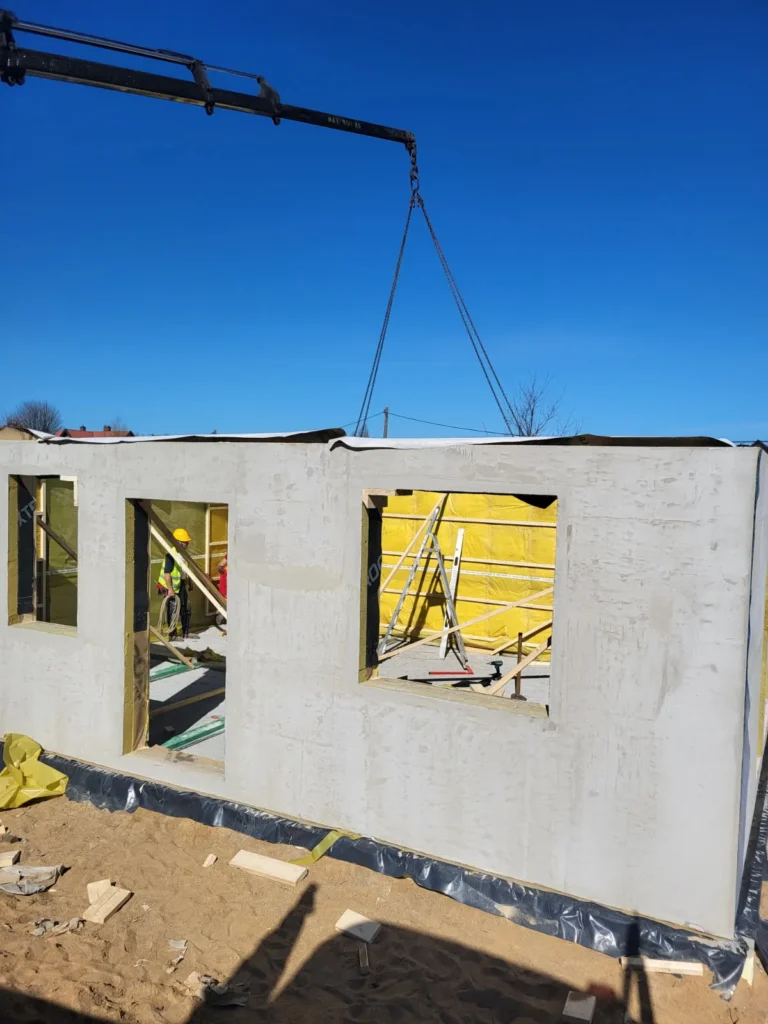 Dźwig HDS w użyciu